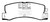 EBC DP4629R Yellowstuff Rear Brake Pads, Toyota Corolla 1.6 1986-1992