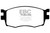 EBC 06-11 Hyundai Accent 1.6 Redstuff Front Brake Pads