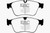 EBC 06-11 Mercedes-Benz M-Class (ML) ML63 AMG 6.2 Redstuff Front Brake Pads