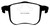 EBC DP41416R Yellowstuff Front Brake Pads, Saab 9-3 2.0 Turbo (Aero) 2006-2011