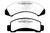 EBC DP61272 Greenstuff 6000 Elite Front Brake Pads, Ford Aerostar 2.3 1987-1988