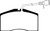 EBC DP41327R Yellowstuff Front Brake Pads, Audi S8 4.2 2001-2003