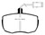 EBC DP6622 Greenstuff 6000 Elite Front Brake Pads, Land Rover Range Rover 3.5 1987-1989