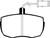 EBC DP6622 Greenstuff 6000 Elite Front Brake Pads, Land Rover Range Rover 3.5 1987-1989