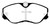 EBC DP3736C Redstuff Ceramic Front Brake Pads, Nissan 300ZX 3.0 Turbo 1987-1989