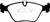 EBC DP41089R Yellowstuff Front Brake Pads, BMW 525i 2.5 (E39) 2001-2003