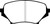 EBC DP31774C Redstuff Ceramic Front Brake Pads, Mazda Miata MX5 2.0 2006-2015