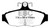 EBC DP41172R Yellowstuff Rear Brake Pads, Ford Mustang 5.0 1987-1993