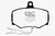 EBC 88-89 Jaguar XJ6 3.6 Redstuff Front Brake Pads