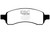 EBC DP61761 Greenstuff 6000 Elite Front Brake Pads, Buick Enclave 3.6 2007+
