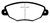 EBC 01-04 Jaguar X-Type 2.5 Redstuff Front Brake Pads