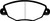 EBC 01-04 Jaguar X-Type 2.5 Redstuff Front Brake Pads