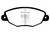 EBC 01-04 Jaguar X-Type 2.5 Redstuff Front Brake Pads