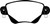 EBC DP41350R Yellowstuff Rear Brake Pads, Jaguar X-Type 2.5 2001-2004