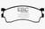 EBC 01-04 Mazda Protege 2.0 (Rear Drums) Redstuff Front Brake Pads