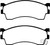 EBC 01-04 Mazda Protege 2.0 (Rear Drums) Yellowstuff Front Brake Pads