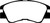 EBC DP6716 Greenstuff 6000 Elite Front Brake Pads, Mitsubishi Montero 2.6 1988-1991