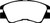 EBC DP6716 Greenstuff 6000 Elite Front Brake Pads, Mitsubishi Montero 2.6 1988-1991