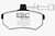 EBC DP4486R Yellowstuff Front Brake Pads, Audi 100 Quattro 2.3 1989-1990