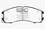 EBC DP2705 Greenstuff 2000 Front Brake Pads, Ford Probe 2.2 1989-1992