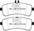 EBC DP42350R Yellowstuff Rear Brake Pads, Mercedes-Benz C63 AMG (W205) 2015+