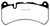 EBC DP41591R Yellowstuff Front Brake Pads, Ferrari 430 Scuderia 4.3 2007-2008