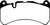 EBC DP41591R Yellowstuff Front Brake Pads, Ferrari 430 Scuderia 4.3 2007-2008