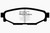 EBC DP41584R Yellowstuff Rear Brake Pads, Subaru BRZ 2.0 (solid rear rotors) 2012+