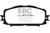 EBC DP21897 Greenstuff 2000 Front Brake Pads, Toyota Yaris 1.5 2012+