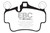 EBC DP42029R Yellowstuff Front Brake Pads, Porsche 911 (997) (Cast Iron Rotor only) 3.6 Carrera 2 2007-2008