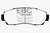 EBC DP21743 Greenstuff 2000 Front Brake Pads, Acura RDX 2.3 Turbo 2007-2009