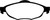 EBC DP41611R Yellowstuff Front Brake Pads, Chrysler Sebring Sedan 2.4 2001-2006
