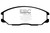 EBC DP61332 Greenstuff 6000 Elite Front Brake Pads, Hyundai Santa Fe 2.4 2001-2006