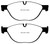 EBC 12-13 BMW 528 2.0 Turbo (F10) Performance Greenstuff Front Brake Pads