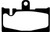 EBC 01-06 Lexus LS430 4.3 Redstuff Rear Brake Pads