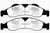 EBC 07-09 Ford Expedition 5.4 2WD Ultimax2 Front Brake Pads