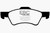 EBC 01-07 Chrysler Town & Country 3.3 Rear Rotors Greenstuff Front Brake Pads