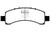 EBC 02 Cadillac Escalade 5.3 (Akebono rear caliper) Ultimax2 Rear Brake Pads