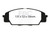 EBC Racing 07-11 Acura CSX (Canada) 2.0L Type S RP-X Front Brake Pads