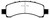 EBC DP41667R Yellowstuff Rear Brake Pads, Cadillac Escalade 5.3 (Akebono rear caliper) 2002