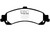 EBC 02 Cadillac Escalade 5.3 (PBR rear caliper) Extra Duty Rear Brake Pads