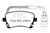 EBC Racing 06-09 Audi RS4 4.2L (Cast Iron Rotors) RP-X Rear Brake Pads
