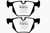 EBC 07-10 BMW X5 3.0 Redstuff Rear Brake Pads