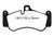EBC Racing 01-03 Porsche 911 (996) GT2 3.6TT (Cast Iron Rotor Only) RP-X Front Brake Pads