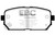 EBC DP41810R Yellowstuff Rear Brake Pads, Kia Rondo 2.4 2007-2010