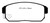 EBC DP41691R Yellowstuff Rear Brake Pads, Infiniti G20 2.0 2002-2003