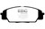 EBC DP41254R Yellowstuff Front Brake Pads, Acura CSX (Canada) 2.0 Type S 2007-2011
