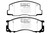 EBC 90-93 Toyota Previa Rear Drums Ultimax2 Front Brake Pads
