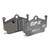 EBC Racing 12-16 Porsche Boxster 2.7L (Cast Iron Rotors Only) RP-X Rear Brake Pads