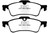 EBC 02-03 Mini Hardtop 1.6 Redstuff Rear Brake Pads